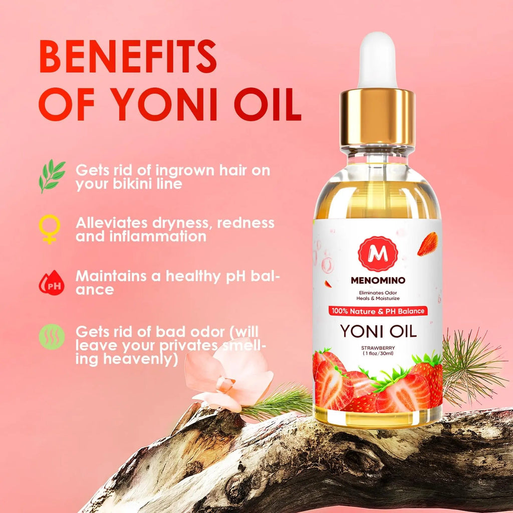 2 Pack Yoni Oil Feminine Oil for Women pH Balance - Feminine Deodorant - Vaginal Moisturizer - Eliminates Odor MENOMINO Au supplements