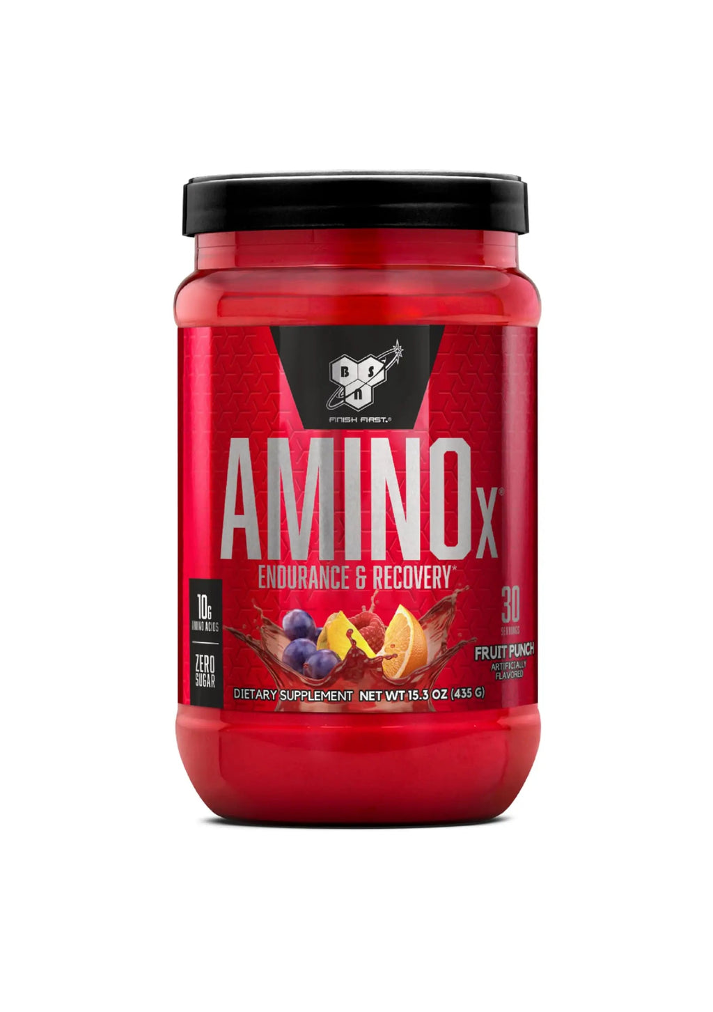 BSN Amino X Muscle Recovery & Endurance Powder with BCAAs, Intra Workout Support, 10 Grams of Amino Acids, Keto Friendly, Caffeine Free, Flavor: Fruit Punch, 30 servings (Packaging May Vary) BSN Au supplements