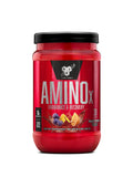 BSN Amino X Muscle Recovery & Endurance Powder with BCAAs, Intra Workout Support, 10 Grams of Amino Acids, Keto Friendly, Caffeine Free, Flavor: Fruit Punch, 30 servings (Packaging May Vary) BSN Au supplements