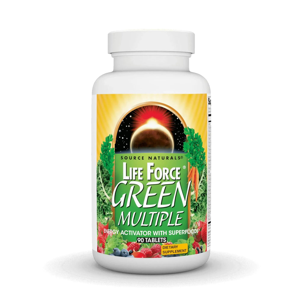 Source Naturals Life Force Green Multiple, Energy Activator with Superfoods* - 90 Tablets Source Naturals Au supplements