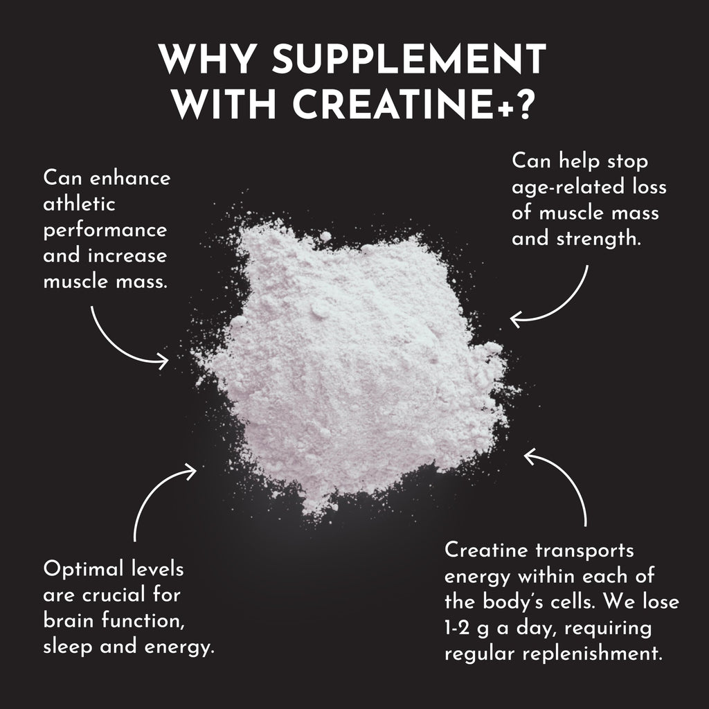 JUST INGREDIENTS Creatine Monohydrate Powder with Rejen Fulvic Mineral Complex - Supports Muscle Recovery, Energy, Strength, Cognitive Function - 30 Servings