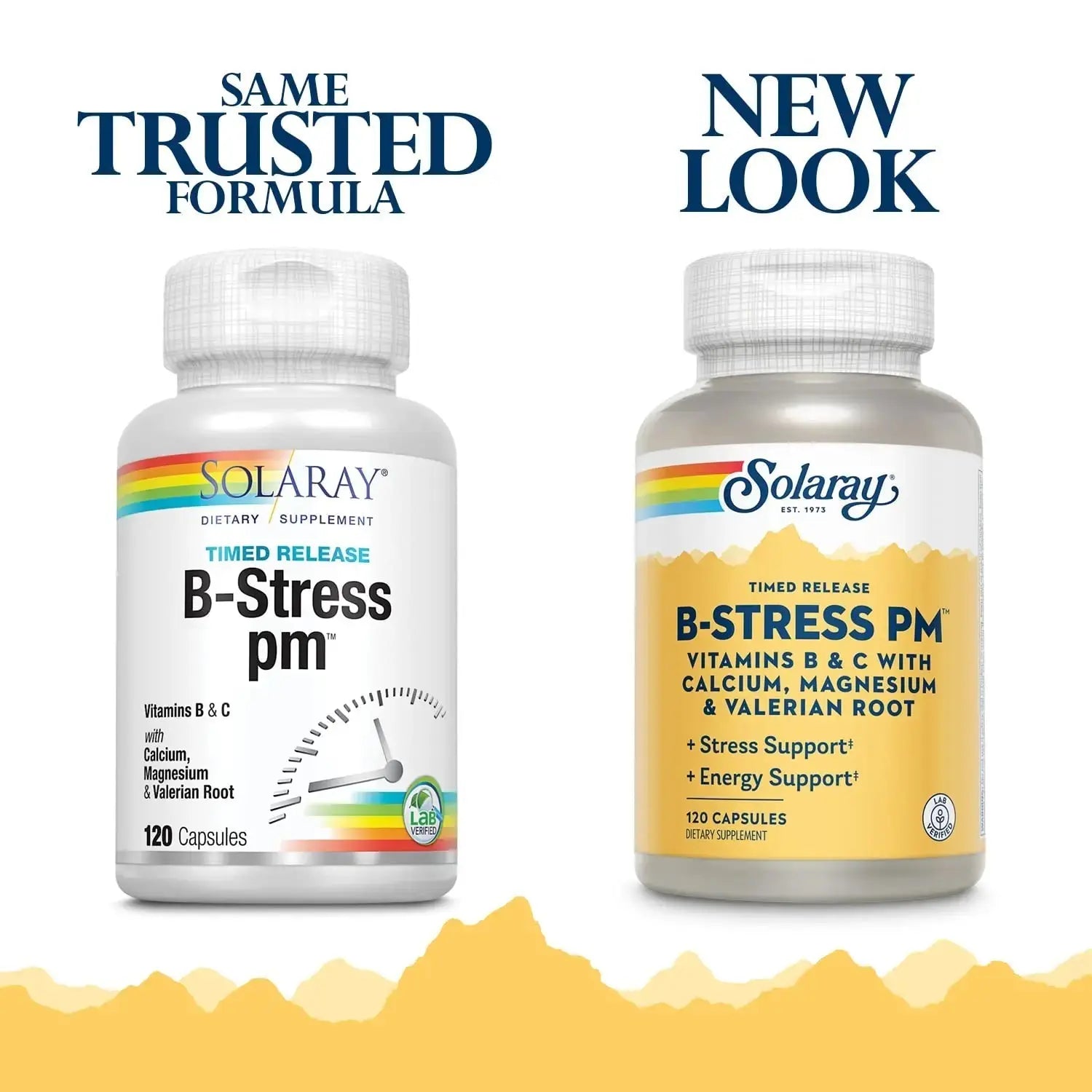 SOLARAY B-Stress P.M. | 120 caps SOLARAY Au supplements