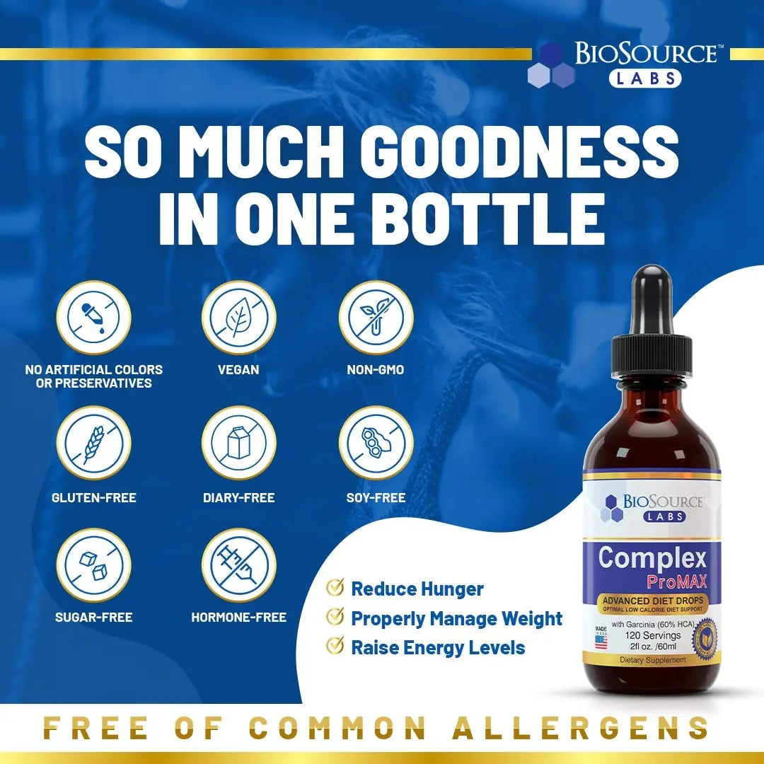 BioSource Labs Complex ProMAX Premium Diet Drops (1 x 2 oz Bottle) BioSource Labs Au supplements