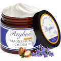 RIGBOO Magnesium Lotion for Sleep, Magnesium Cream, Muscle Relief and Relaxation Non-Greasy, Fast Absorbing Body Lotion with Coconut Oil with Chamomile, Safe for Sensitive Skin (Lavender) RIGBOO Au supplements