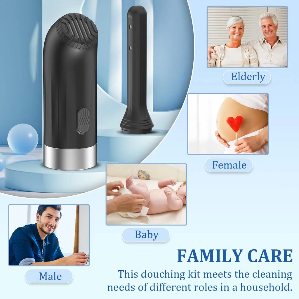 Enema Douches for Men Women, Automatic Anal Douche Cleaner with 3 Speeds, Silicone Enema Nozzles Dsovill Au supplements