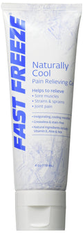 Fast Freeze All-Natural Cooling Pain Relief Therapy: Gel Tube, 4 fl oz Fast Freeze Au supplements