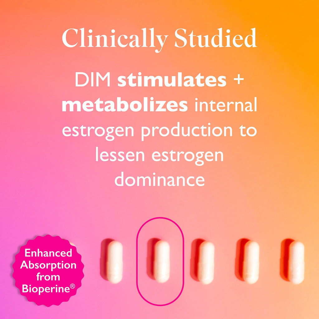 Amy Suzanne 200 DIM Supplement for Women - Estrogen Metabolism and Hormone Harmony for Menopause, Perimenopause & PMS Support - DIM Plus Bioperine for Mood Support - 60 Day Supply, Vegan Amy Suzanne Au supplements
