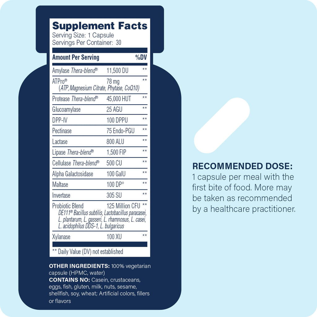 Enzyme Science Complete Digestion - Digestive enzymes for women and for men with probiotics - 3-in1 Gut Health Support for Digestion - Digestive health