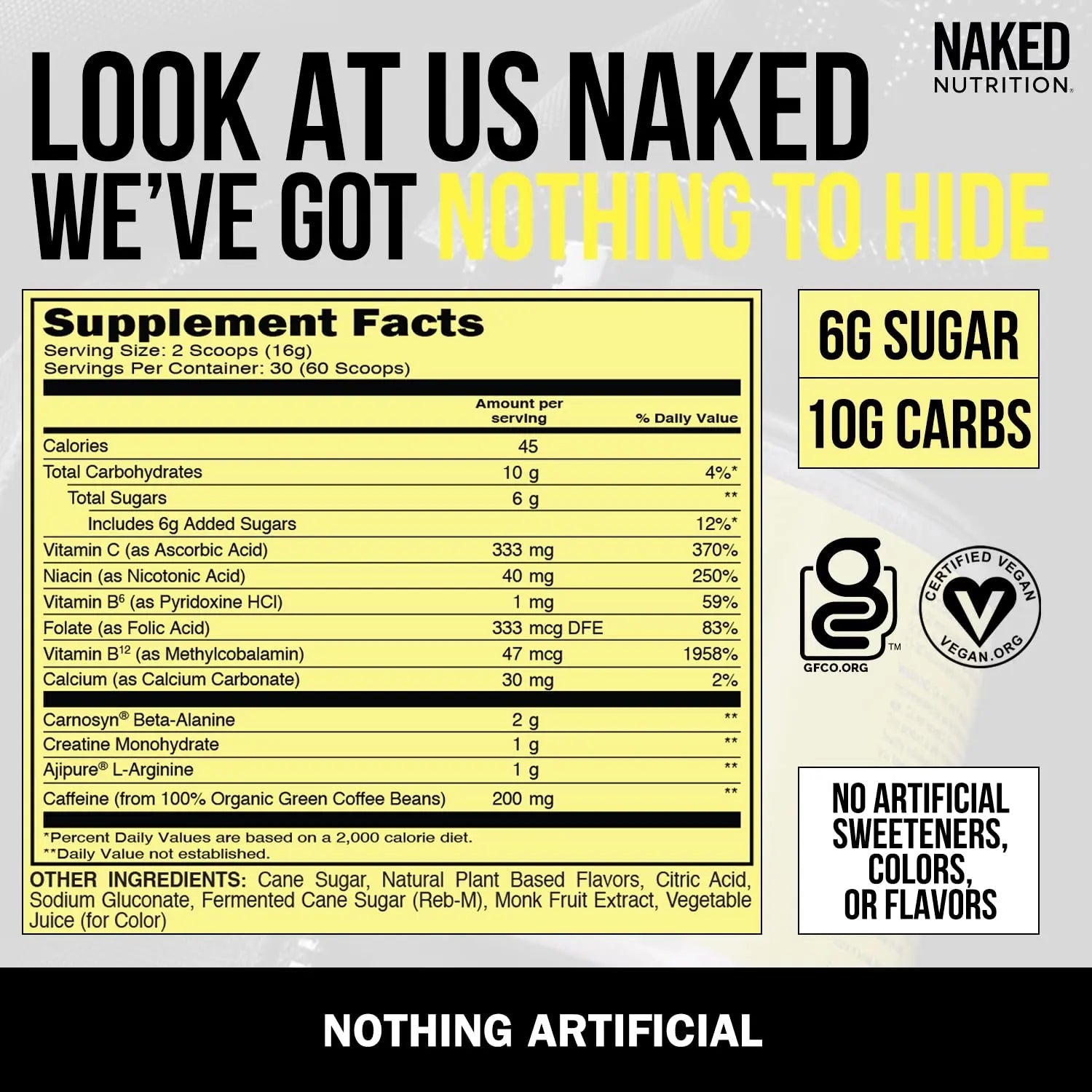 NAKED nutrition Vegan Energizing Bundle: Naked Citrus Energy Super Greens Powder NAKED nutrition Au supplements