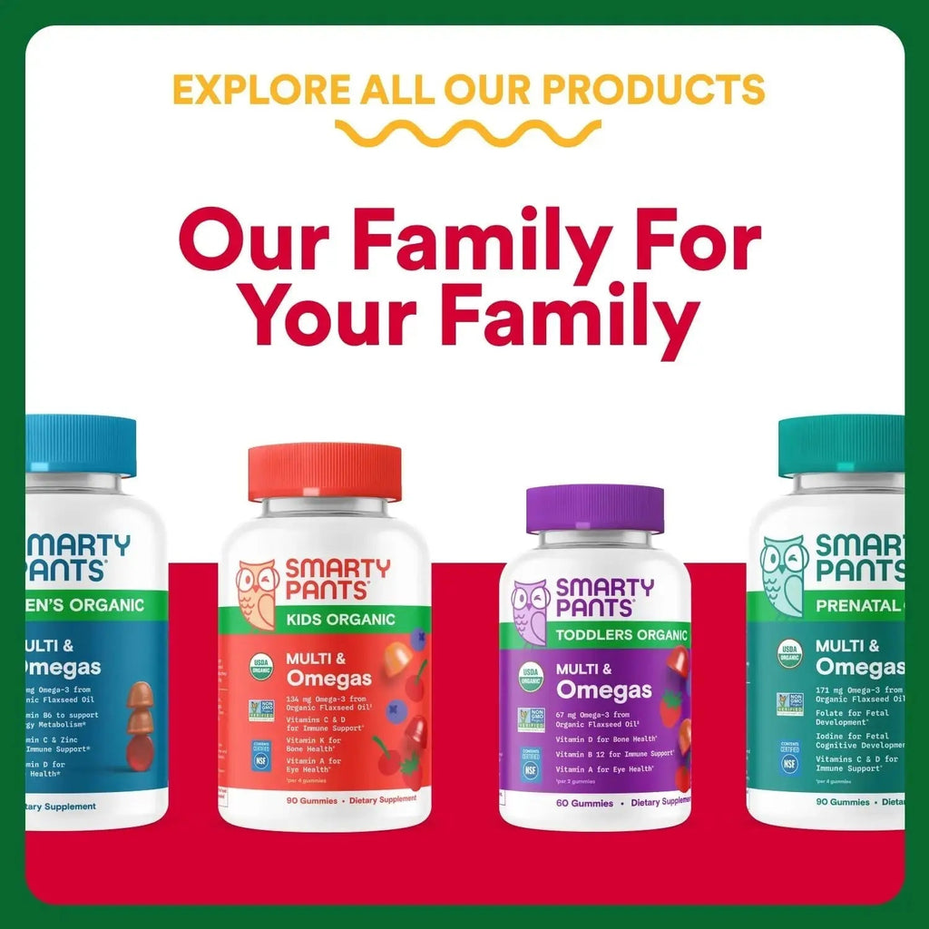 SmartyPants Fiber Supplement & Multivitamin for Men & Women - Improved Formula: Prebiotic Fiber Gummies with Omega 3 (DHA/EPA), Vitamin D3, C, Vitamin B12, B6, A, K & Zinc, 90 Count (30 Day Supply) SmartyPants Au supplements