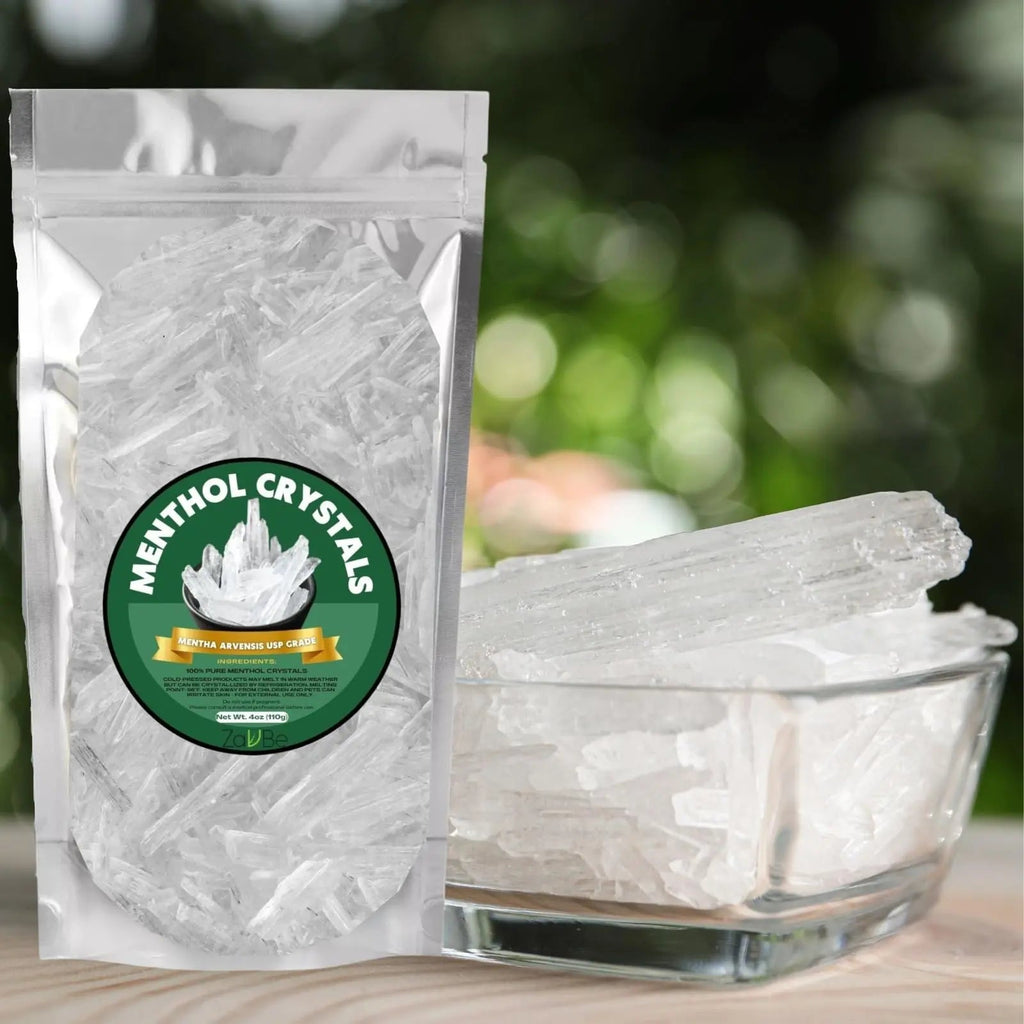 ZAVBE 1LB Menthol Crystal Mentha Arvensis Pure Natural in Resealable Bag USP Food Grade ZAVBE Au supplements