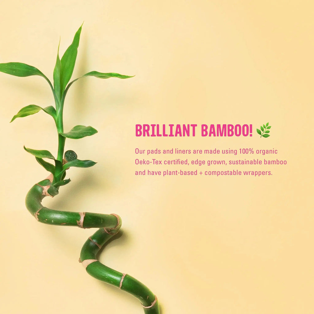 FLO - Organic Bamboo Daily Panty Liners, Plant-Based Cotton, Biodegradable FLO Au supplements