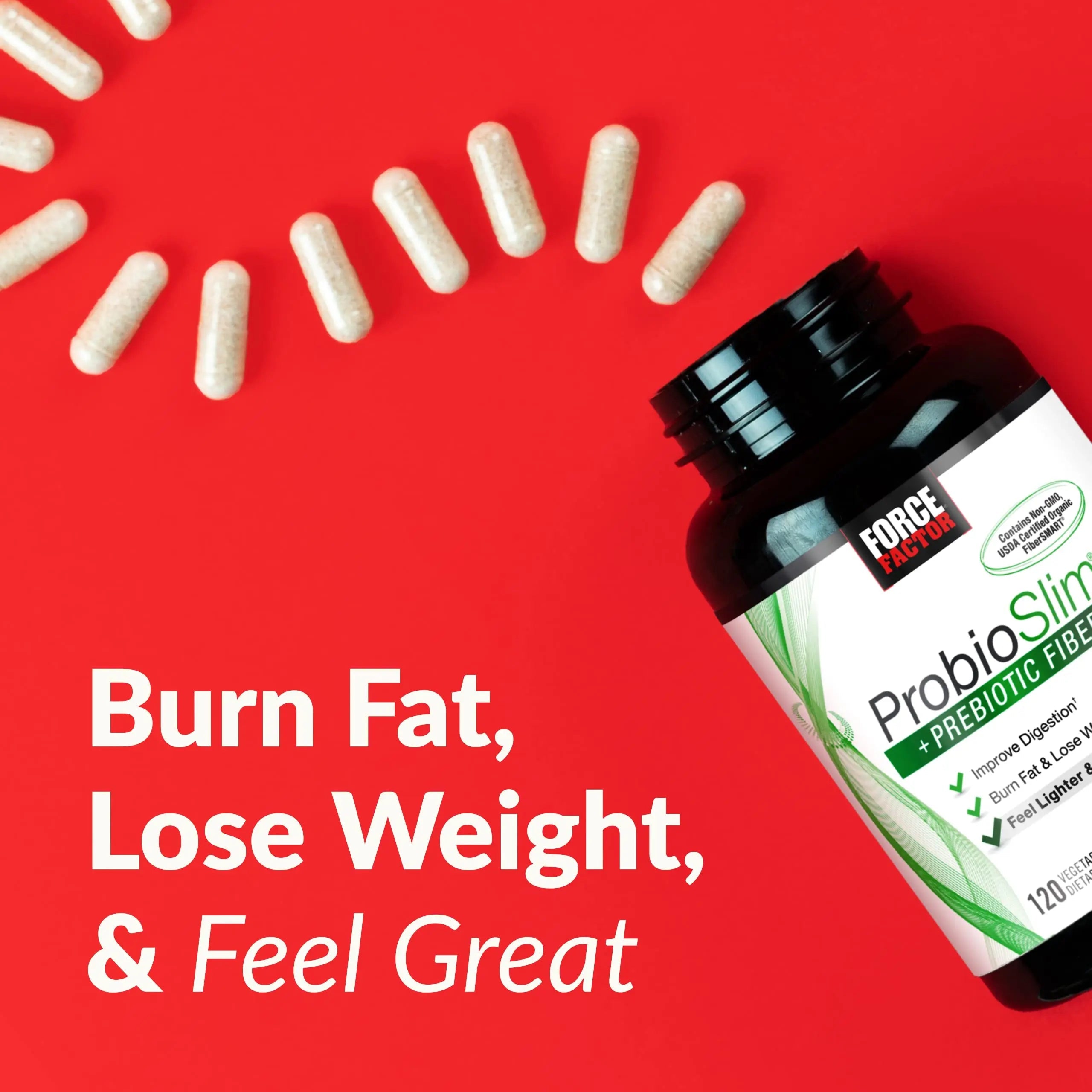 Force Factor ProbioSlim + Prebiotic Fiber Weight Loss Supplement for Women and Men Force Factor Au supplements