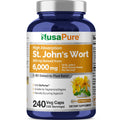 NusaPure St. John's Wort 20:1 Extract, 300 mg Equivalent to 6,000mg 240 Veggie Capsules (Vegetarian, Non-GMO & Vegan) Bioperine NusaPure Au supplements