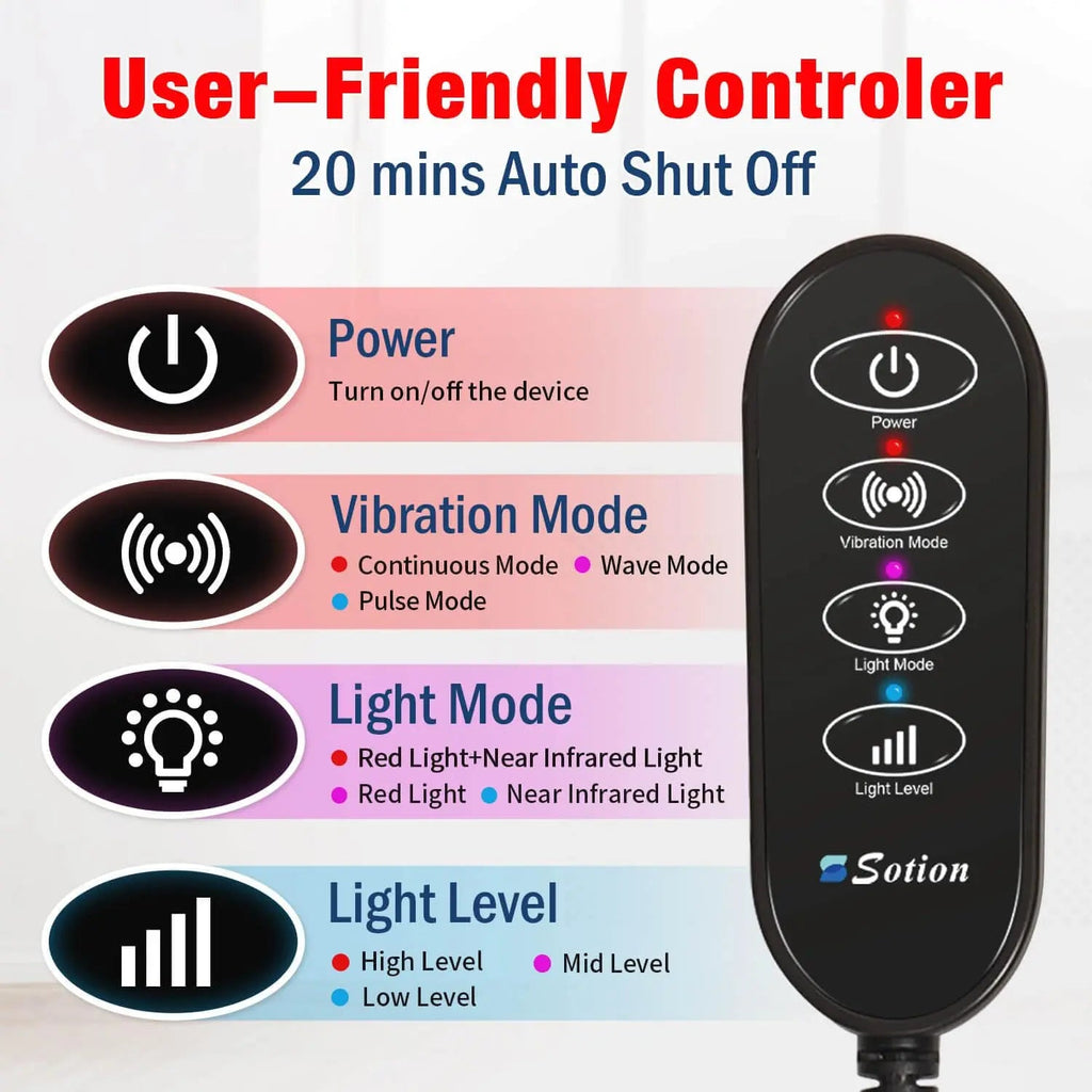 Sotion Red Light Therapy Belt with Massage-Red Light Therapy for Body&Near Infrared Light Therapy comrelax Au supplements