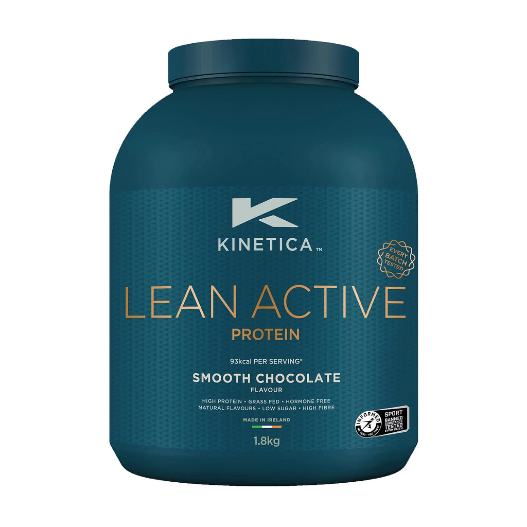 Kinetica Lean Protein Powder, Low Calorie, Grass Fed Whey, 72 Servings, Smooth Chocolate, 1.8kg Kinetica Au supplements