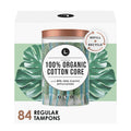 L. Organic Cotton Tampons - Regular 42 Count x 2 Packs (84 Count Total) (Packaging May Vary) L. Au supplements