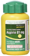 Life Extension Low Dose Aspirin - 81 mg - 300 Enteric Coated Tabs Life Extension Au supplements