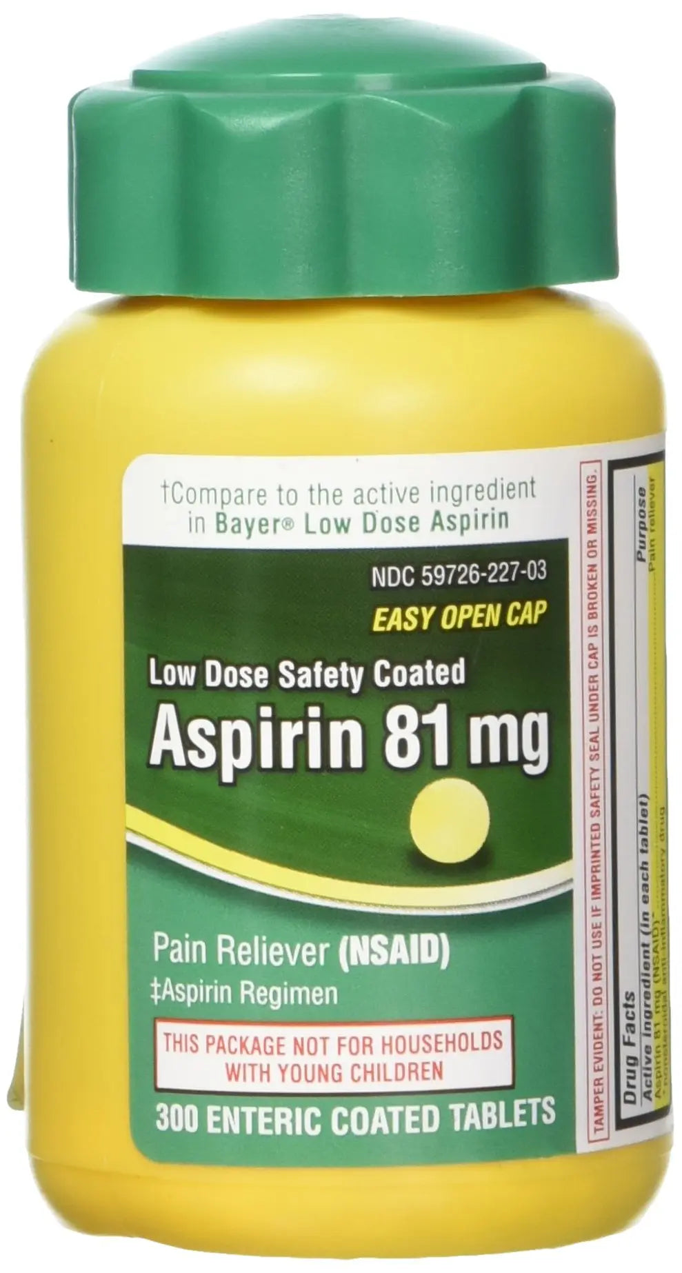 Life Extension Low Dose Aspirin - 81 mg - 300 Enteric Coated Tabs Life Extension Au supplements