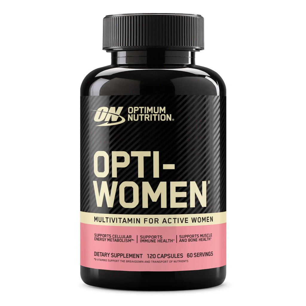 Optimum Nutrition Opti-Women, Vitamin C, Zinc and Vitamin D for Immune Support Womens Daily Multivitamin Supplement with Iron, Capsules, 120 Count Optimum Nutrition Au supplements