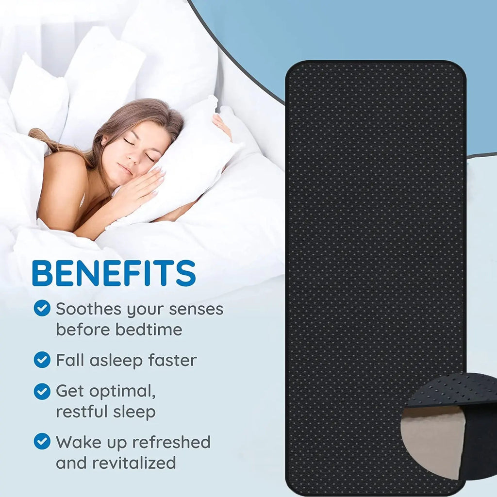 Grounding Mat, Grounding Mattress Cover Pad Grounding Mats Earth Connected Conductive Carbon Alfredx Au supplements