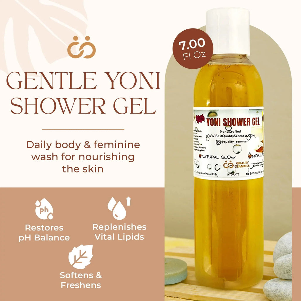 Ph Balance Feminine Wash - Vee Health & Yoni Wash Shower Gel- Use with Yoni Oil. Moisturizing Calendula Quality Seamoss and Yoni Oil Au supplements