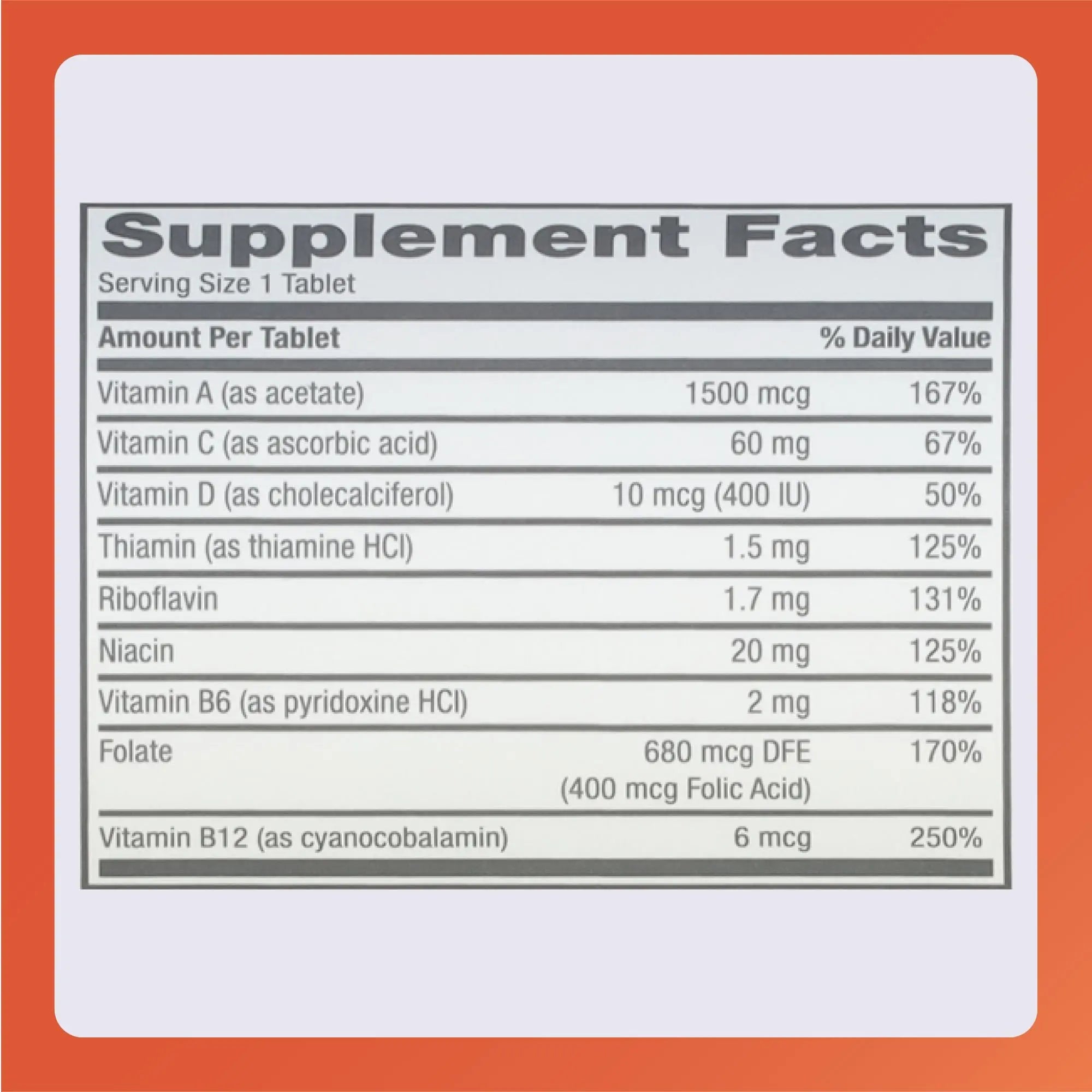 Rugby Daily-Vite Multivitamin - Daily Vitamin Supplement - 100 Tablets (1 Pack) RUGBY LABORATORIES Au supplements