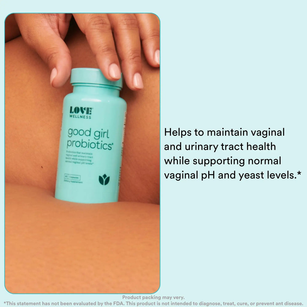 Love Wellness Good Girl Probiotics & The Killer | Vaginal pH Balance Supplement & Boric Acid Suppositories Love Wellness Au supplements