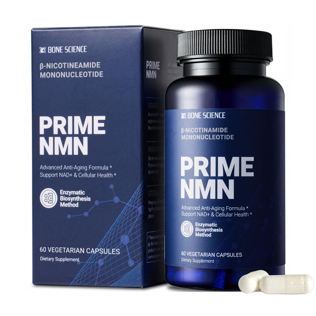 BONE SCIENCE Uthever NMN & Pterostilbene 6-in-1 Complex with Resveratrol, Glutathione & BioPerine - High Purity Stabilized NAD+ Precursor for Healthy Aging & Cellular Energy - 60 Vegetarian Capsules BONE SCIENCE Au supplements