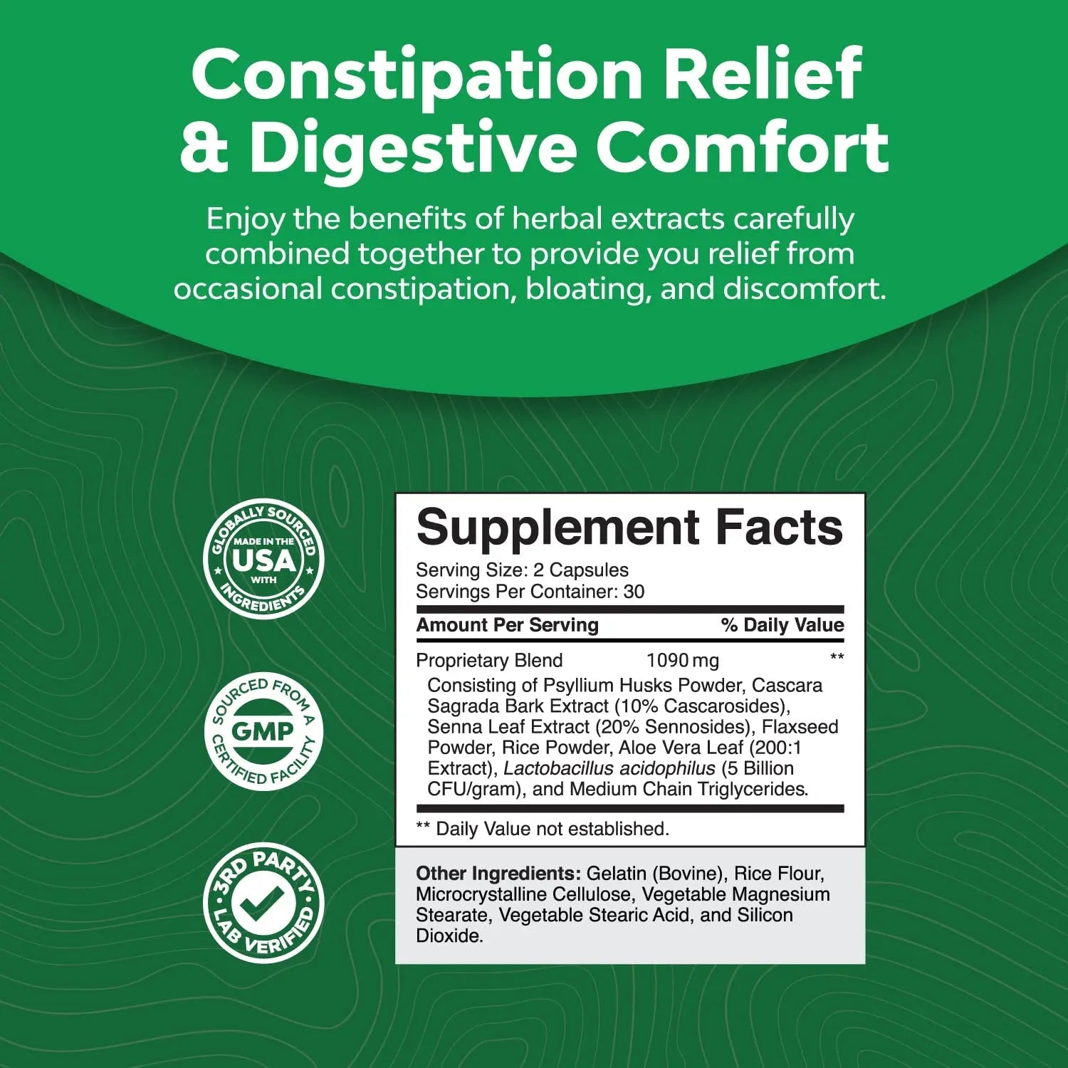 Herbal Laxative Capsules with Probiotics – Natural Laxative Pills to Cleanse Colon and Support Natures Craft Au supplements