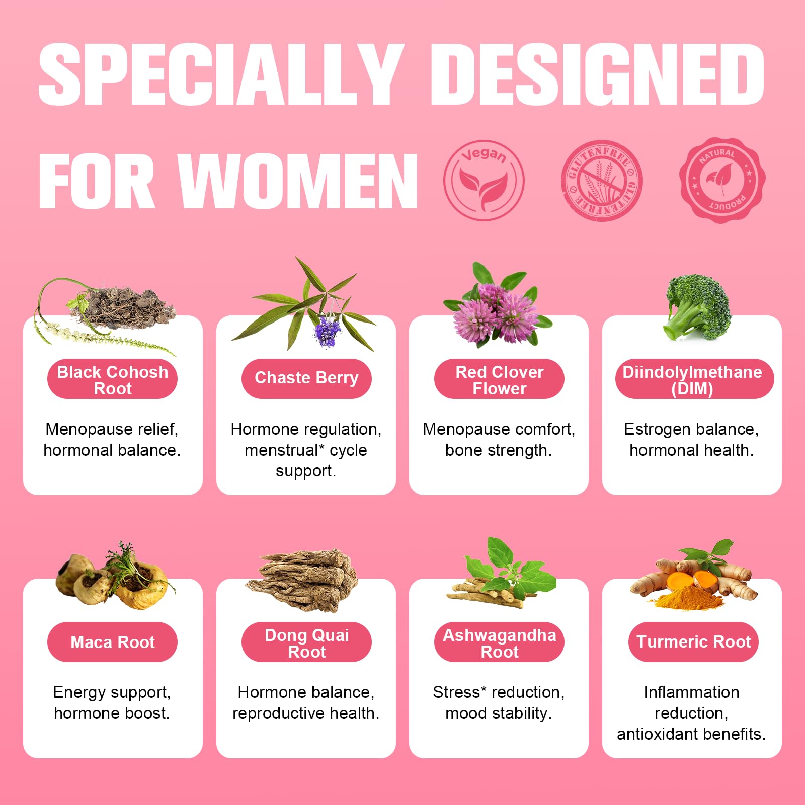(2 Packs) 40-in-1 Menopause Supplements for Women, Multibenefit & Complete Black Cohosh for Hot Flashes, Night Sweats & Hormone Balance, w/ Probiotics, DIM, Vitex, Dong Quai, Red Clover and More Totaria Au supplements