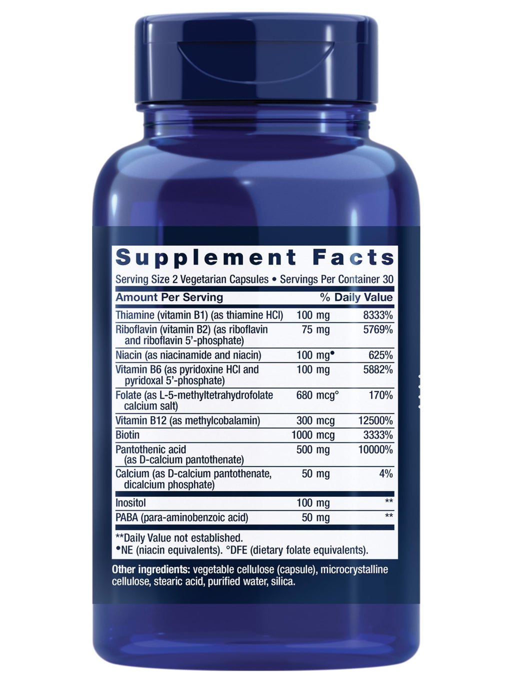 Life Extension BioActive Complete B-Complex, Heart,  Nerve Support, Healthy Energy, Metabolism, Complete B Complex, 60 Vegetarian Capsules