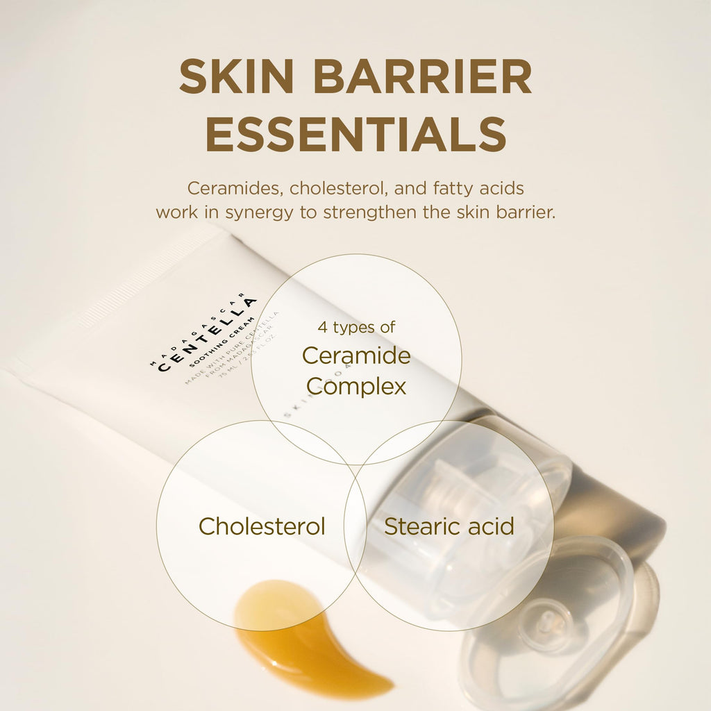 SKIN1004 Centella Soothing Cream, Face Moisturizer with Centella Asiatica, Korean Centella Moisturizer Cream for Soothing