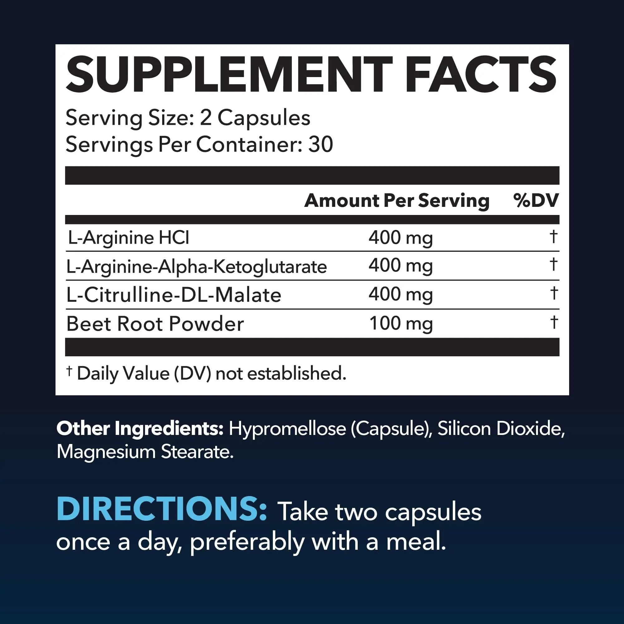 Extra Strength L Arginine - 1200mg Nitric Oxide Supplement for Muscle HAVASU NUTRITION Au supplements