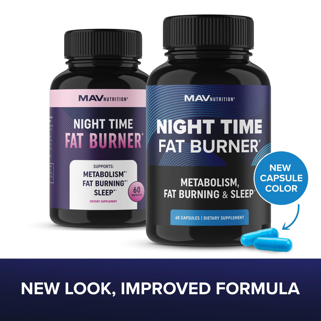 Night Time Fat Burner | Weight Loss Support for Women | Appetite Suppressant, Carb Block MAV NUTRITION Au supplements