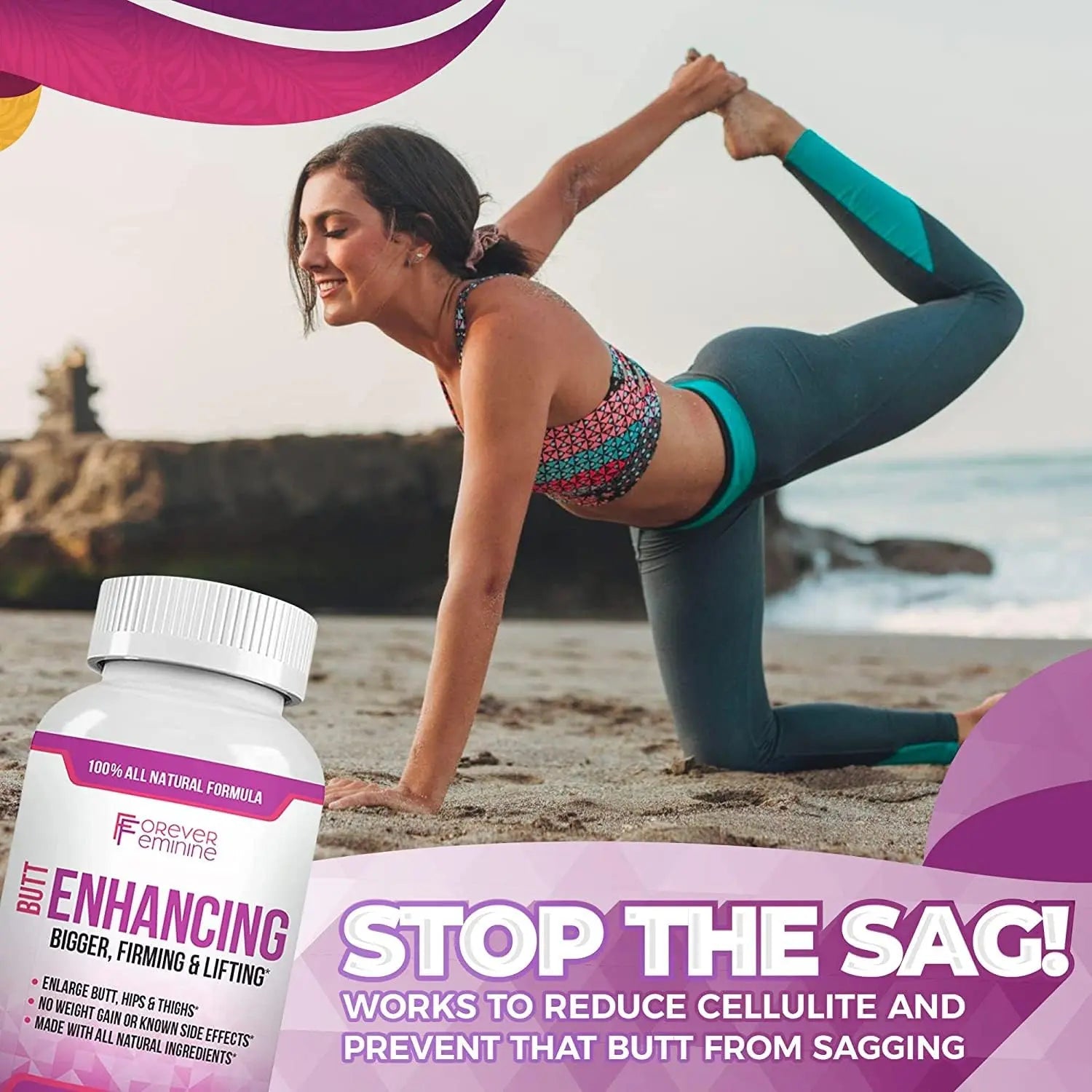 Forever Feminine Premium Butt Enhancement Pills - Booty Enlargement Pills - Shape Forever Feminine Au supplements