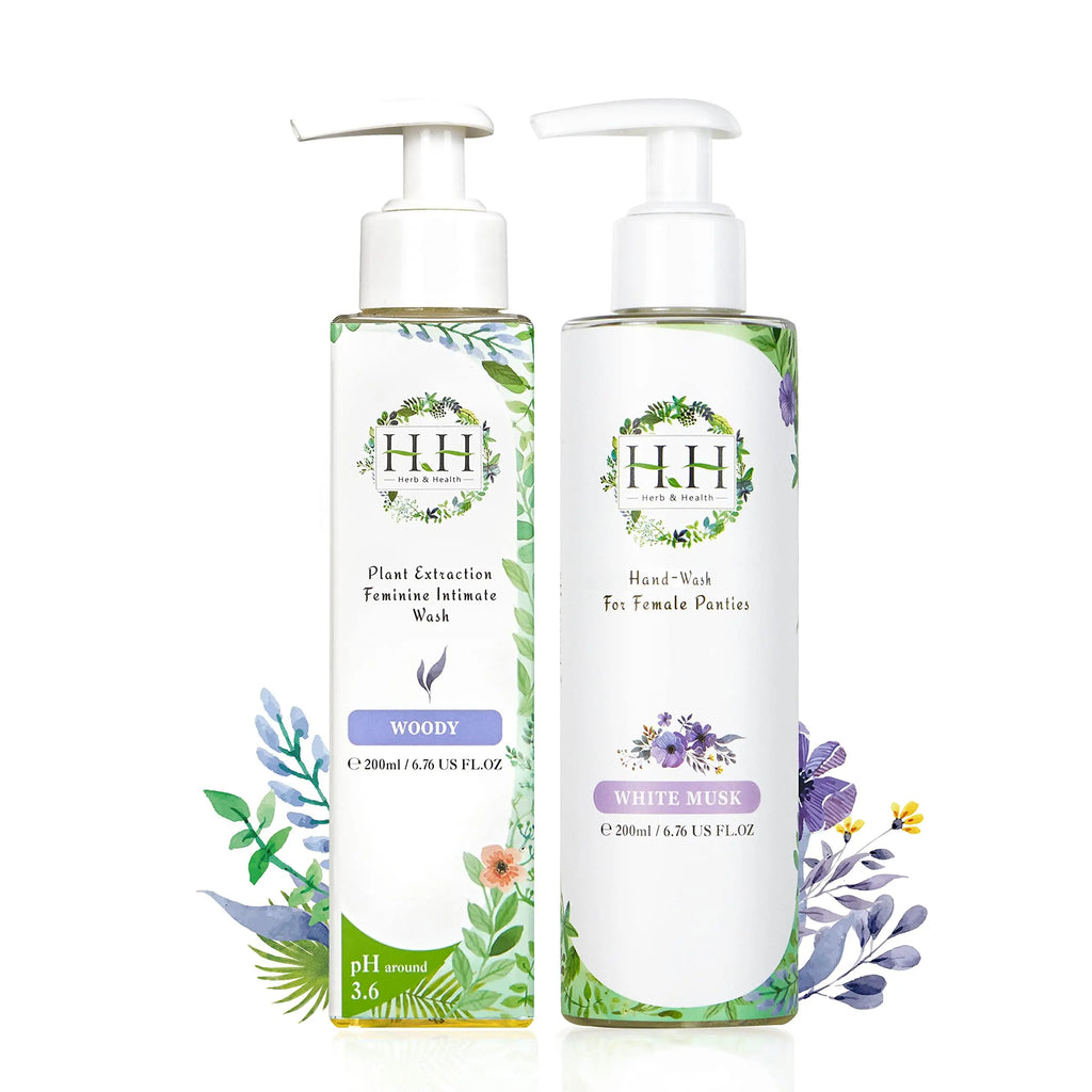 Feminine Wash+Panties Stain Remover Detergent - Natural Essential Oil Scent Vaginal Wash Women HH Herb & Health Au supplements