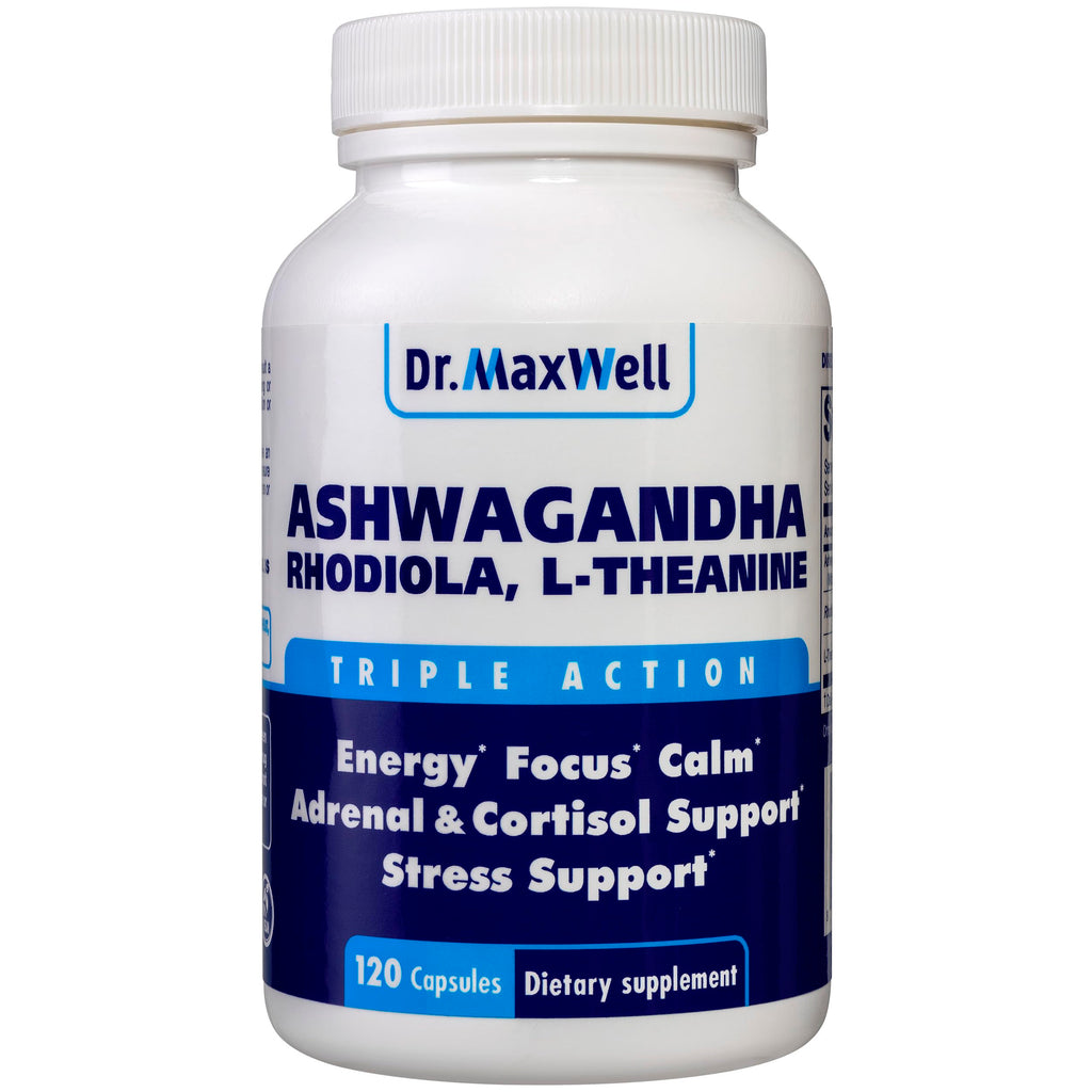 Dr. Maxwell Cortisol Manager Supplement, Supports Relaxation, Mood & Sleep in Times of Occasional Stress, Ashwagandha Rhodiola Adaptogens, Helps Maintain Normal Cortisol Levels, 120 Capsules Dr. Maxwell Au supplements