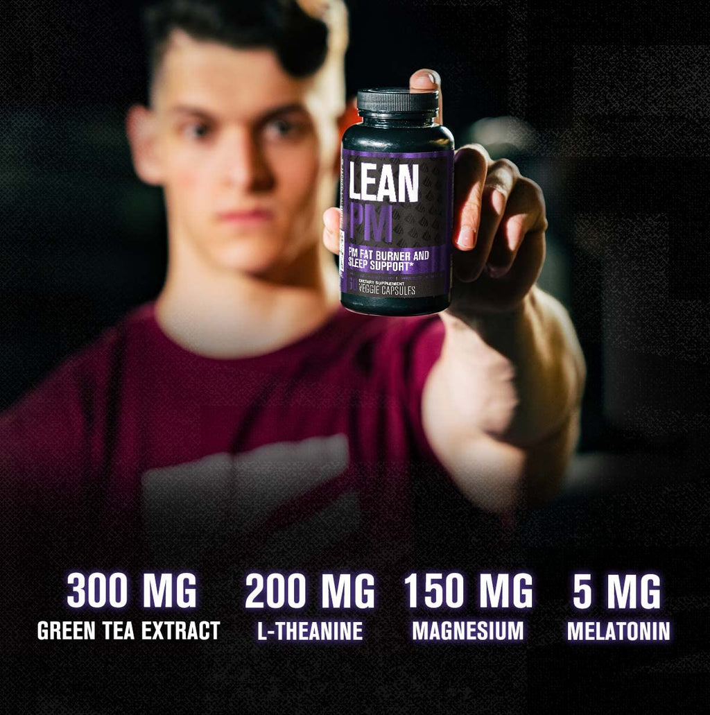 Jacked Factory Lean PM Night Time Fat Burner, Sleep Aid Supplement, & Appetite Suppressant Jacked Factory Au supplements