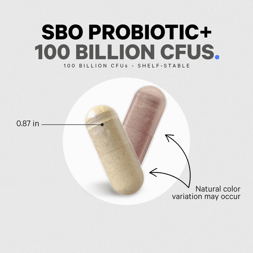 Codeage SBO Probiotics, 100 Billion CFUs Per Serving, Multi Strain Soil Based Organisms Blend and Organic Fermented Botanical Blend, Shelf-Stable, 90 Capsules Codeage Au supplements