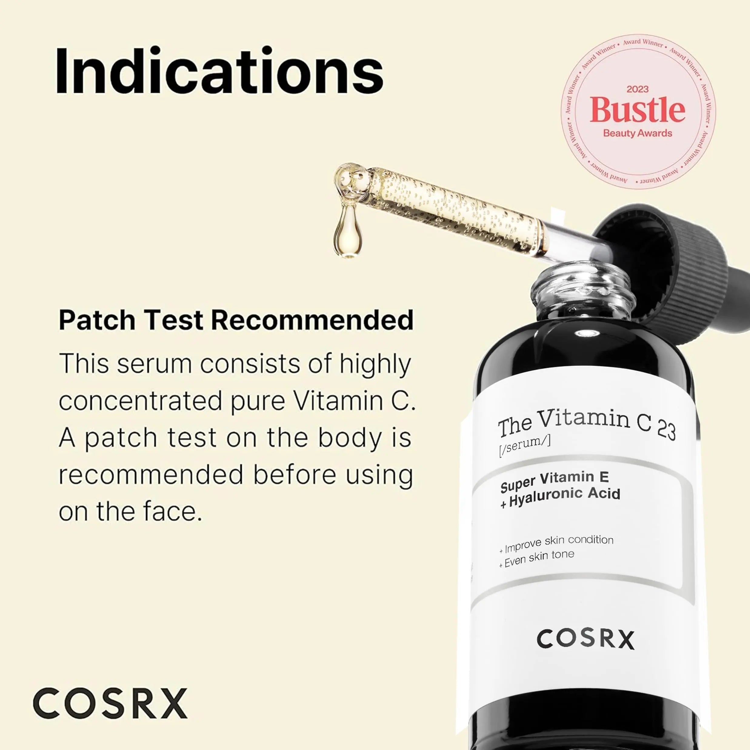 COSRX Pure Vitamin C Serum with Vitamin E & Hyaluronic Acid, Brightening COSRX Au supplements