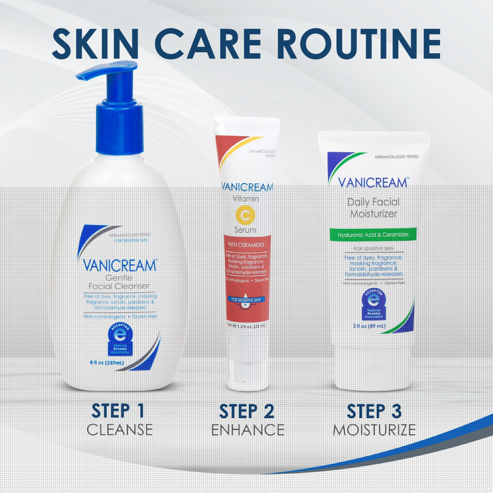 Vanicream Daily Facial Moisturizer With Ceramides and Hyaluronic Acid - Formulated