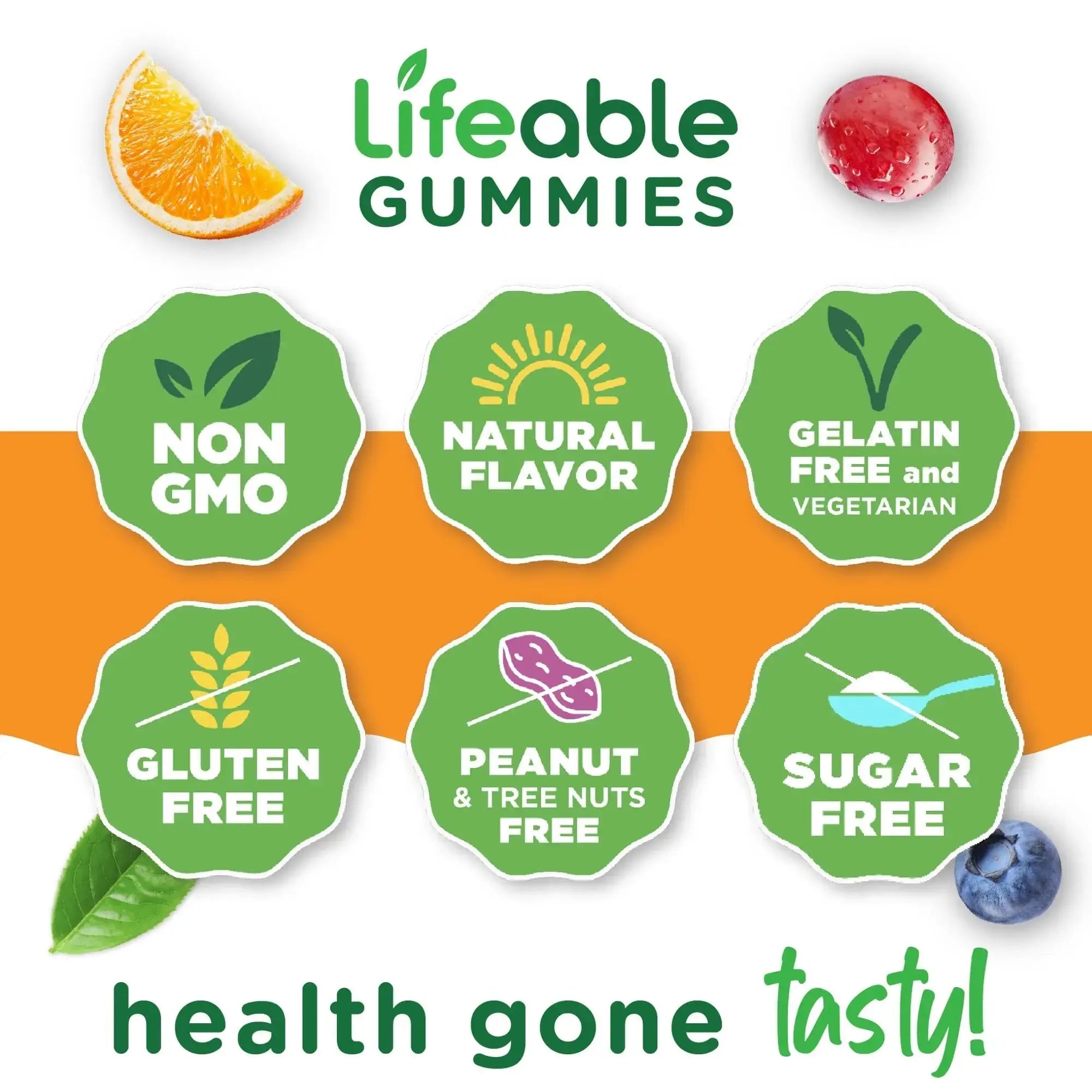 Lifeable Sugar Free Womens Multivitamin Gummy | with Iron and 18 Essential Vitamins and Minerals | Great Tasting Multivitamin Lifeable Au supplements