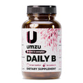 UMZU Daily B, 30 Day Supply – Complete Vitamin B Complex Supplement Blend with B1, B2, B3, B5, B6, B7, B9 & B12 Plus Folic Acid & Biotin – Supports Energy, Focus, Mood,