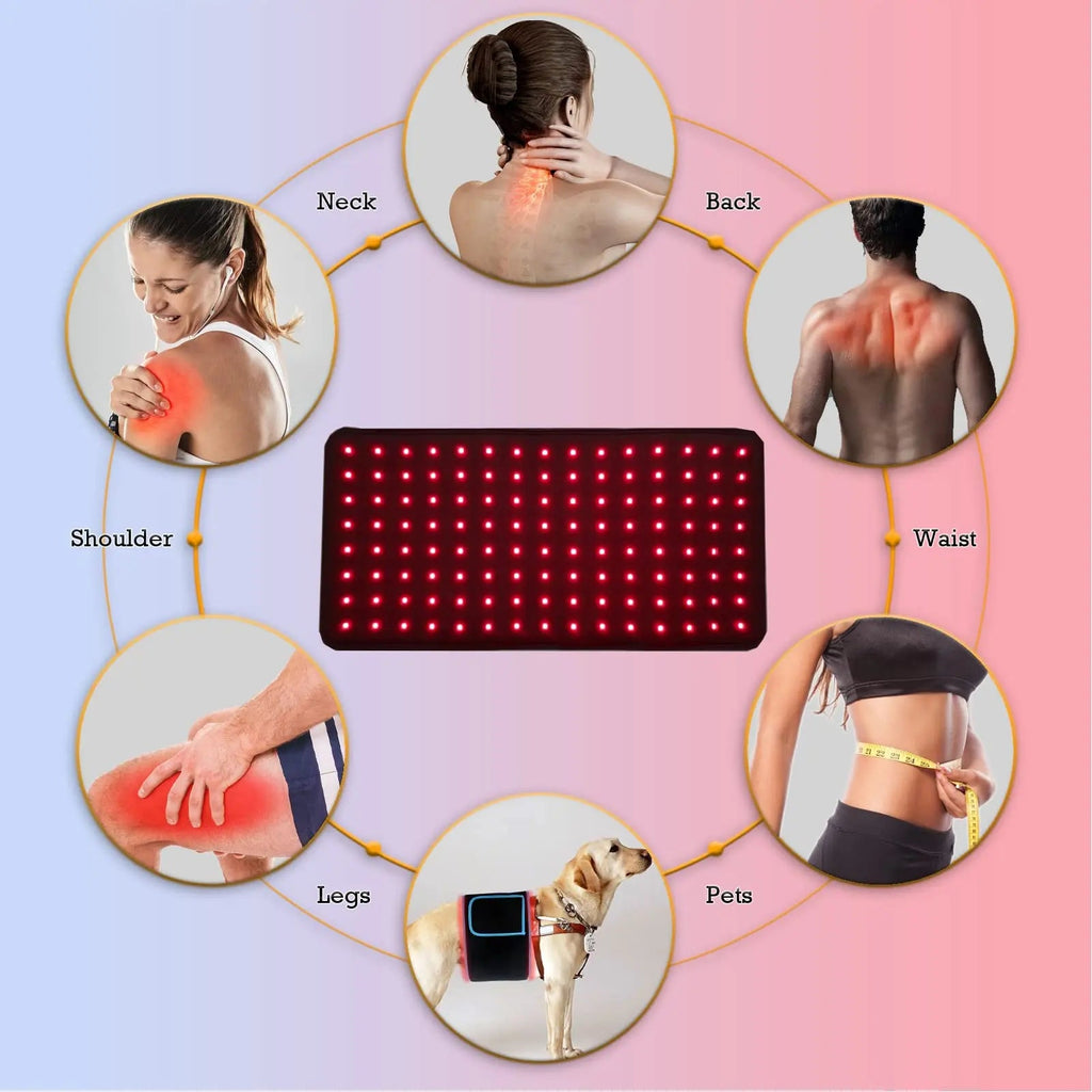 Naviocean Red Light Therapy Belt Device for Body Pain Waist, Infrared Wearable Pad Deep Therapy Wrap Naviocean Au supplements