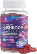 Mushroom Gummies Supplement 12 in 1 - High Grade Blend for Adults with Lions Mane, Reishi, Cordyceps, & Chaga Mushroom Complex Gummy, Memory & Immune Support & Nootropic Brain Supplements - 60 Gummies Nature's Nutrition Au supplements