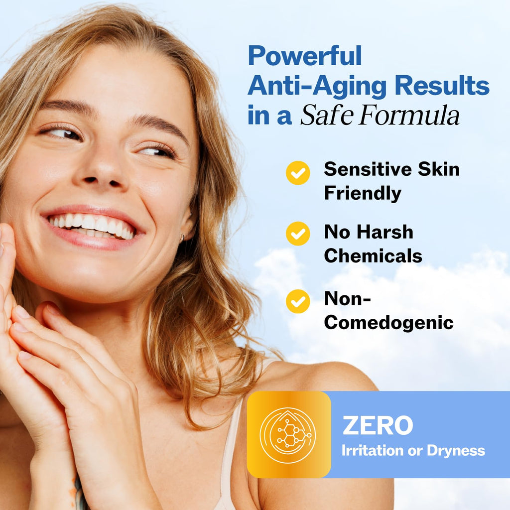 LilyAna Naturals Anti Aging Retinol Face Cream for Women – Wrinkle & Neck Cream for Firming, Retinol Moisturizer