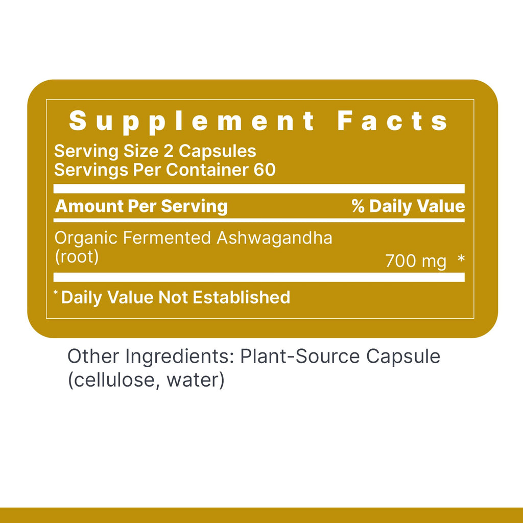Premier Research Labs Premier Ashwagandha - Pure Supplement for Women & Men with Organic Ashwagandha Root, Herbal Pills for Stress & Sleep Support, Fermented for Absorption - 120 Plant-Based Capsules Premier Research Labs Au supplements