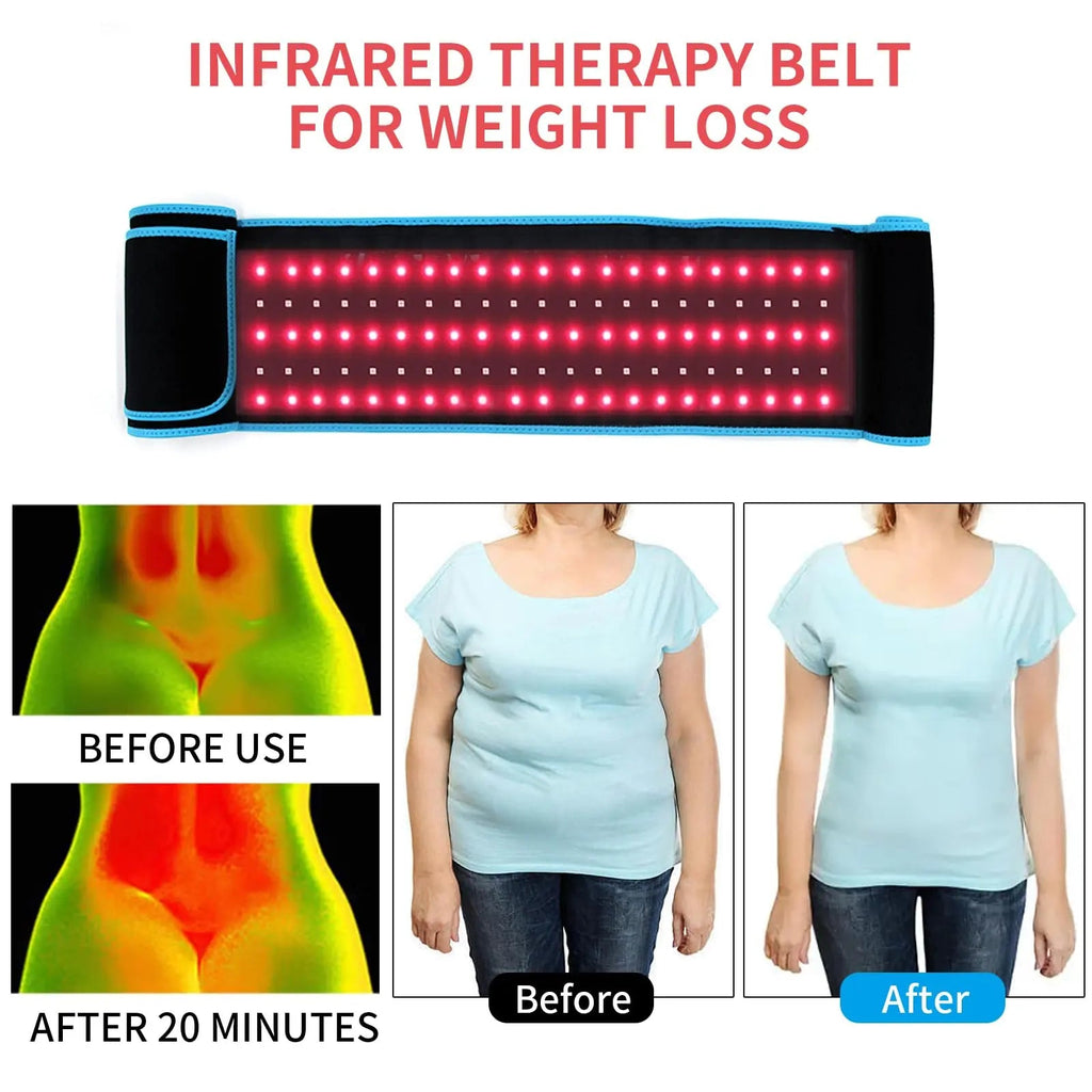 Red Light Infrared Therapy Belt: Pain Relief Device LED Red Light Therapy Lamp Near Body Large Pad Wrap ADVARAYS Au supplements