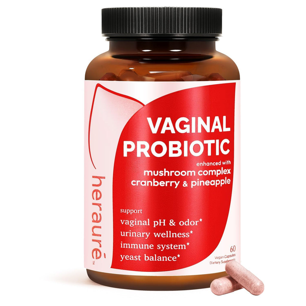HerAure Vaginal Probiotics for Women - pH Balance, Healthy Vaginal Odor, Vaginal Flora, Yeast Balance, Women Probiotics and Prebiotics, Immune Support